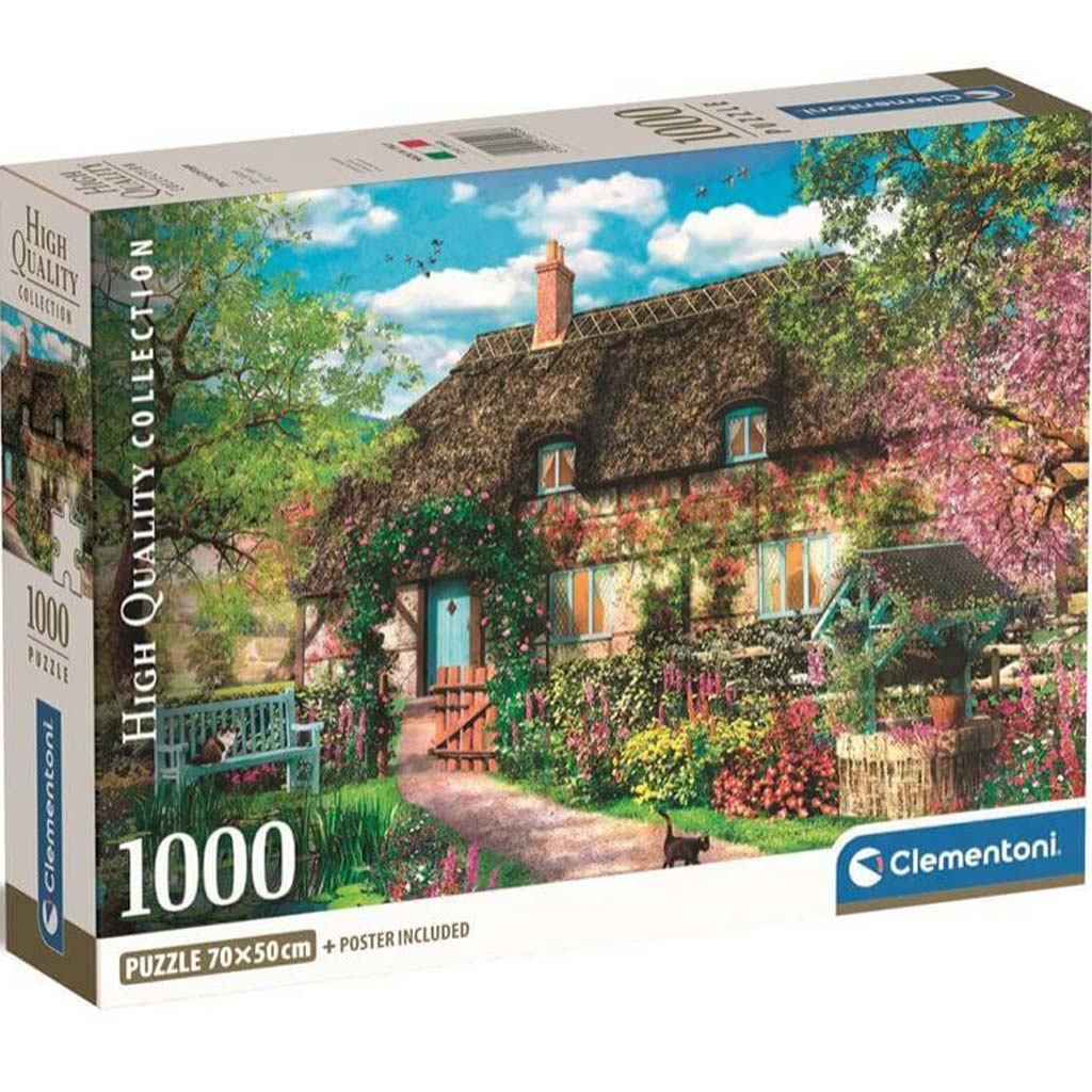 A régi házikó HQC 1000db-os Compact puzzle - Clementoni