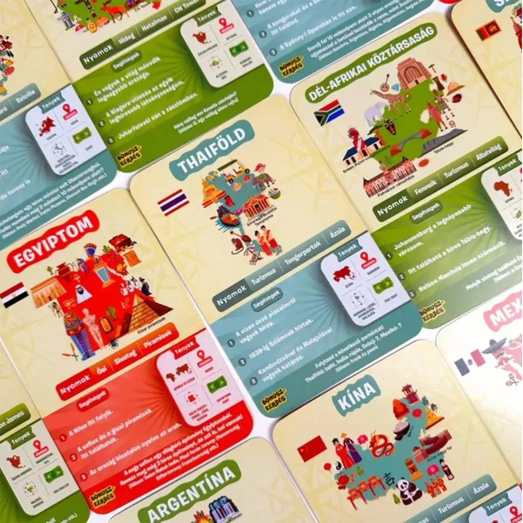 10 kvíz - A világ országai társasjáték kép 2