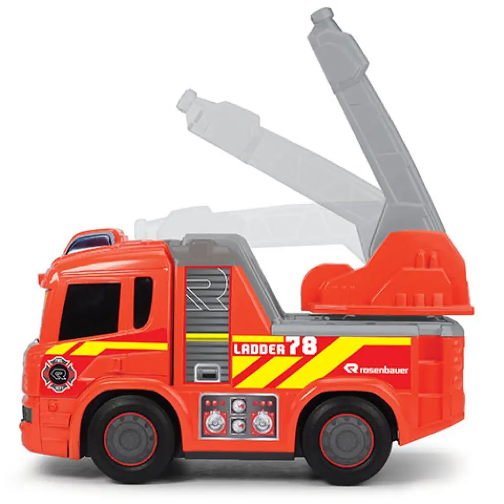 ABC Fredy Fire tűzoltóautó fénnyel és hanggal 25cm - Simba Toys kép 3