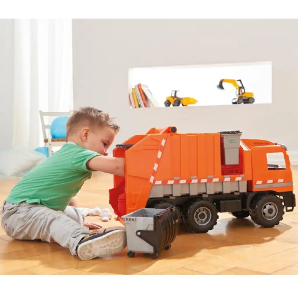 LENA: Mercedes-Benz Actros óriás kukásautó 64cm kép 3