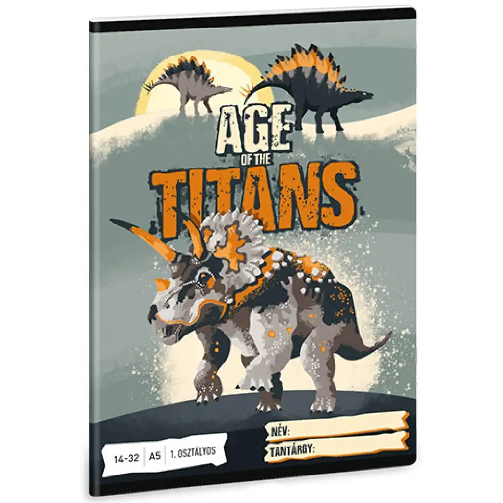 Ars Una: Age of the Titans 1.osztályos vonalas füzet A/5 14-32 kép 1