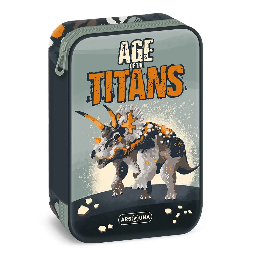 Ars Una: Age of the Titans többszintes kihajtható tolltartó 15,5x22,5x4,5cm