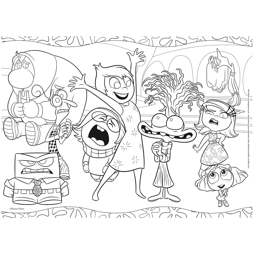 Agymanók 2 2 az 1-ben 48db-os puzzle és színező 35x25cm - Lisciani kép 3