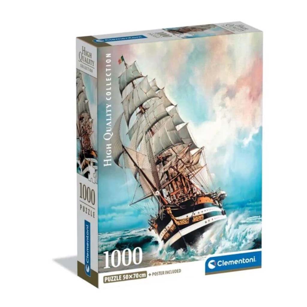 Amerigo Vespucci hajó mintás HQC 1000db-os puzzle - Clementoni