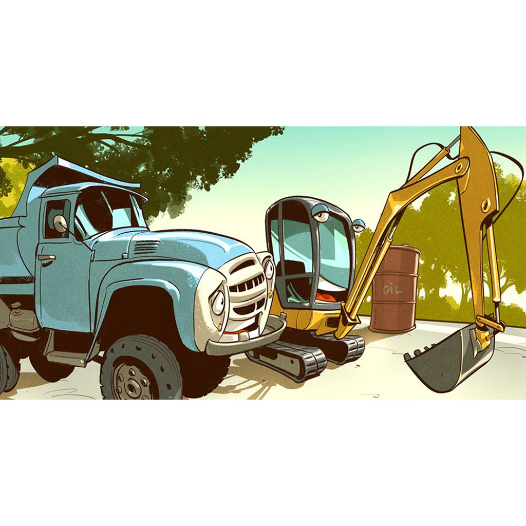 Ármányos Bobcat és Markoló Márk (Garázs bagázs) diafilm kép 2