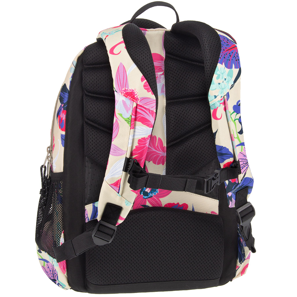 Ars Una: Beach flowers virágos ergonomikus iskolatáska, hátizsák 33x45x24cm kép 3