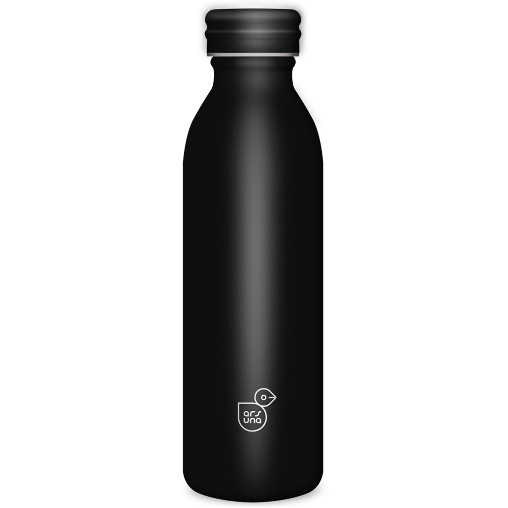 Ars Una: Noir duplafalú fém kulacs 600ml