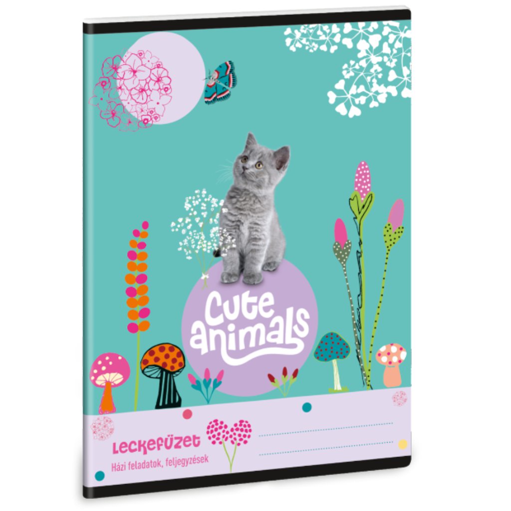 Ars Una: Cuki állatok - Kiscica leckefüzet 38 lapos A/5