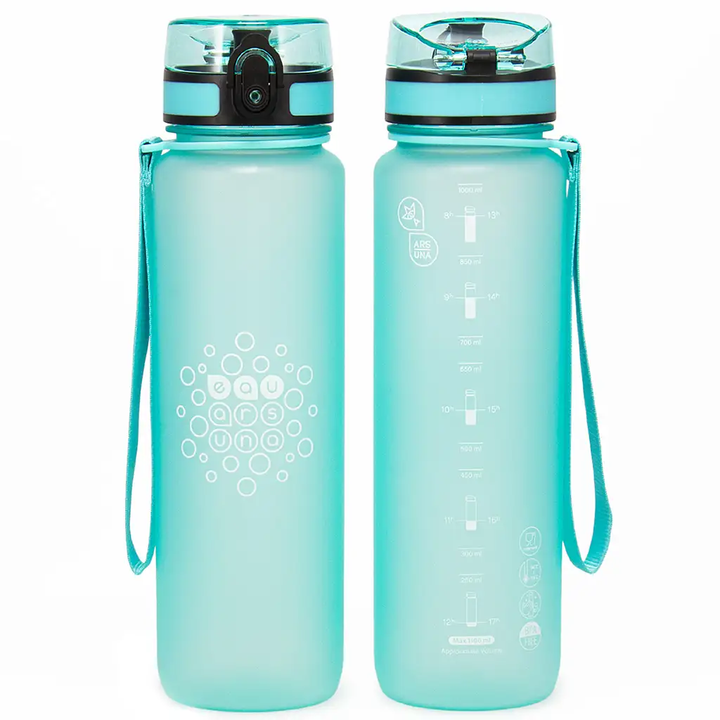 Ars Una: Mint BPA-mentes motivációs kulacs 1000ml kép 2
