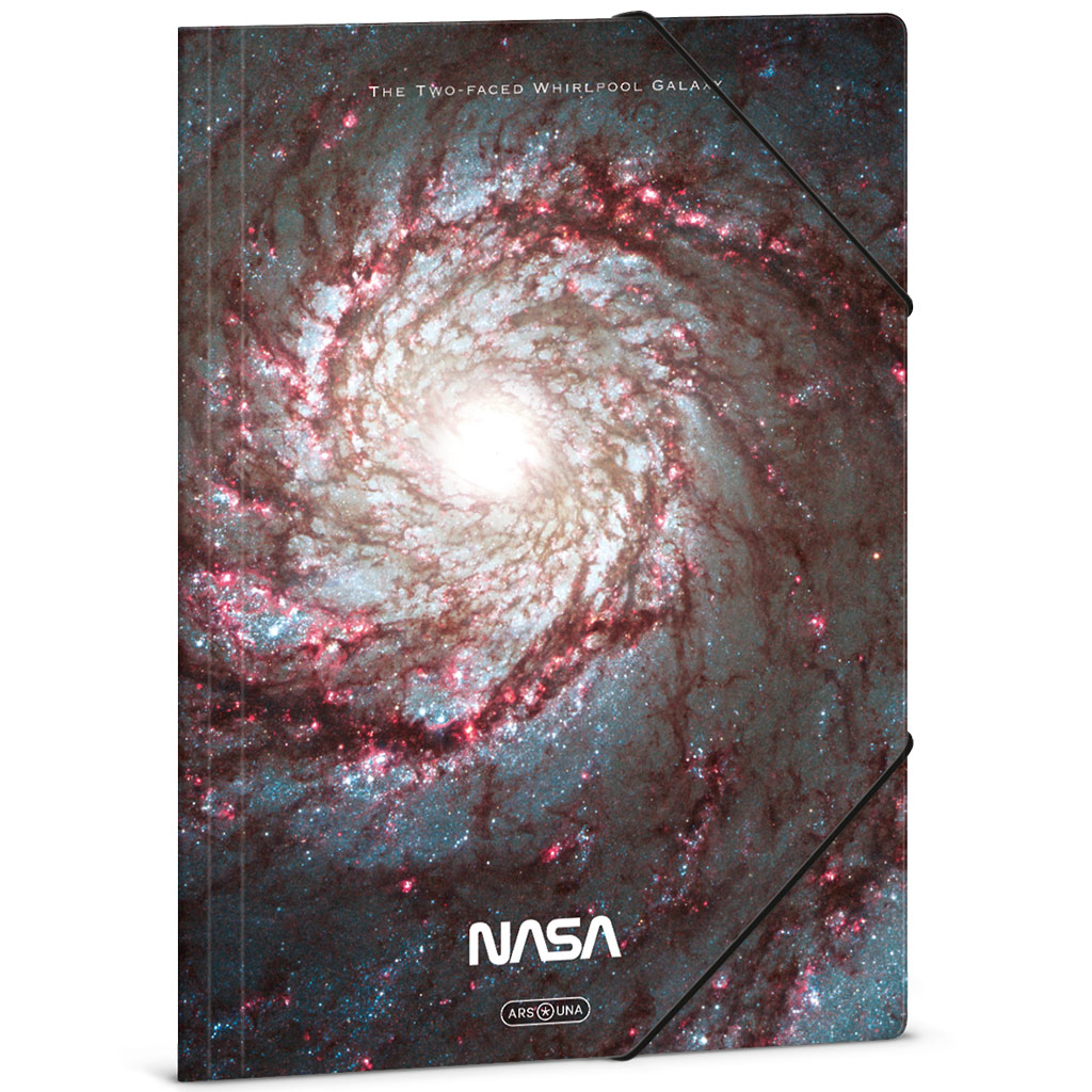 Ars Una: NASA Two faced Whirpool Galaxy gumis mappa A/4 kép 1