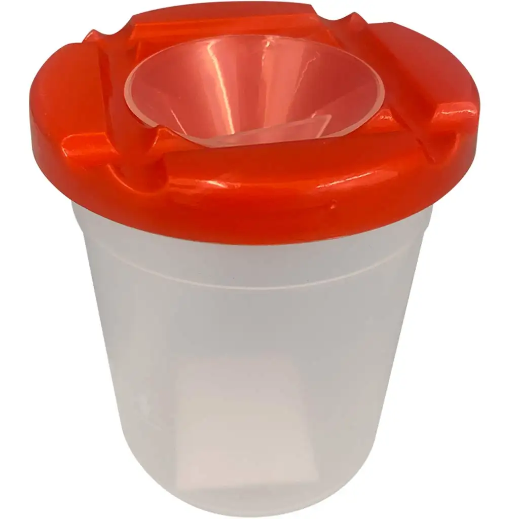 Ars Una: Ecsetmosó pohár piros színben kép 1