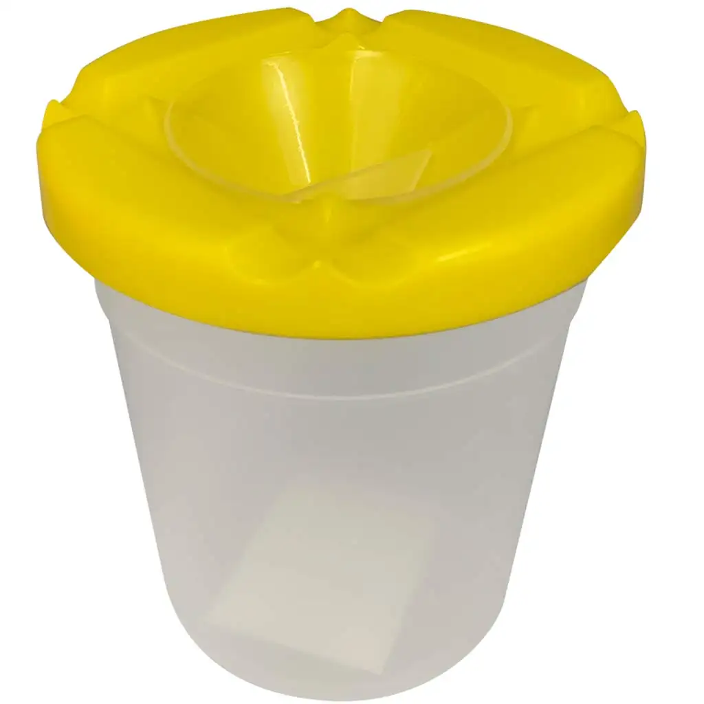 Ars Una: Ecsetmosó pohár sárga színben kép 1