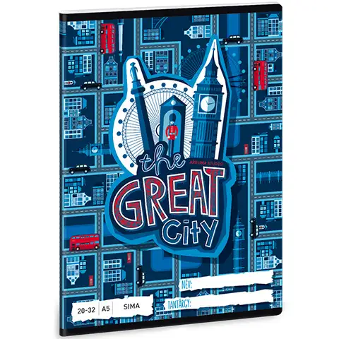 The Great City 32 lapos sima füzet 20-32 A/5 kép 1