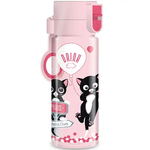 Think-Pink Párizsban cseppmentesen záródó rózsaszín kulacs 475ml