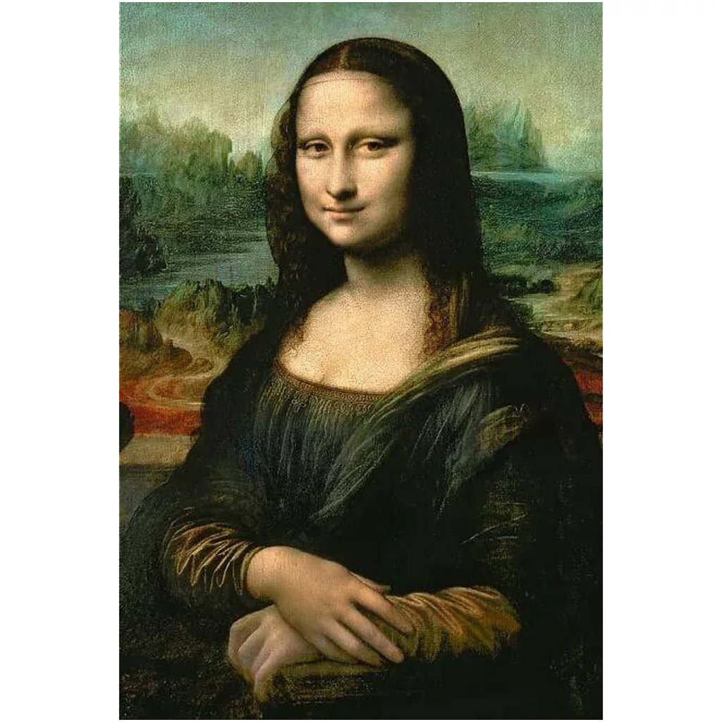 ArtFrame: Leonardo Da Vinci - Mona Lisa 500db-os puzzle kerettel - Trefl kép 2