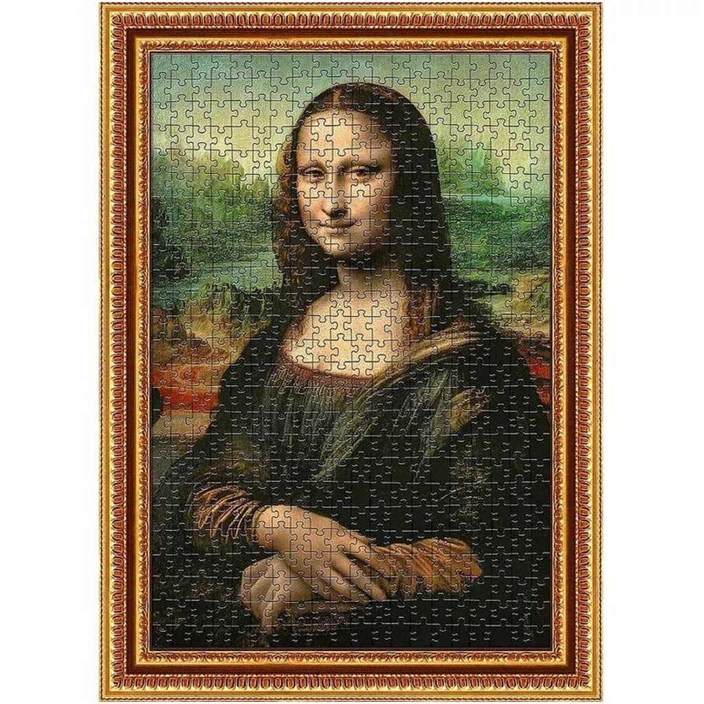 ArtFrame: Leonardo Da Vinci - Mona Lisa 500db-os puzzle kerettel - Trefl