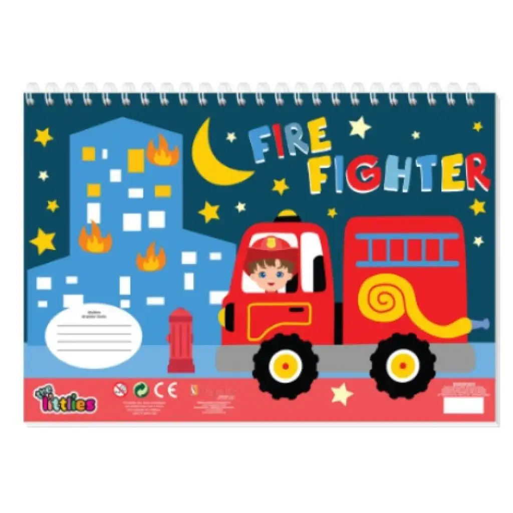 Járművek kreatív színezhető vázlatfüzet matricákkal és sablonnal több változatban kép 5