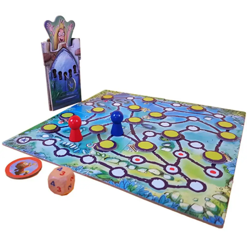 Az elvarázsolt torony társasjáték fémdobozos kiadás kép 2