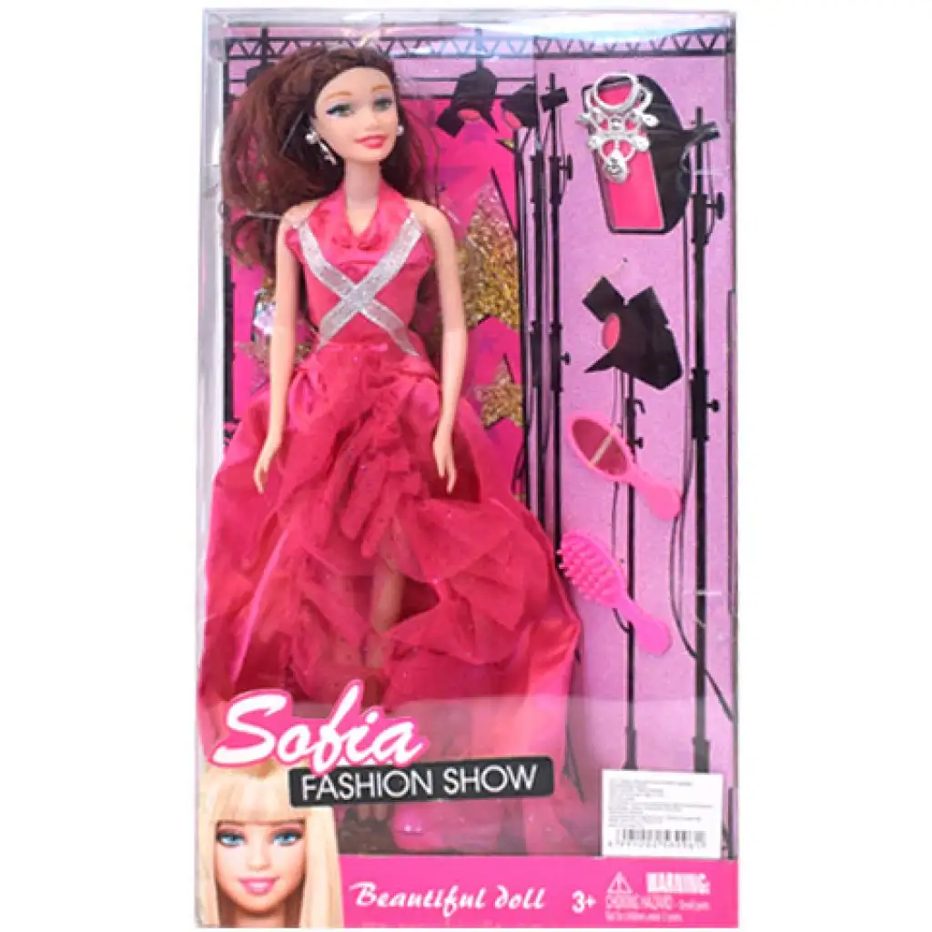 Sofia Fashion Show Utazó baba extra ruhával és bőrönddel 2 változatban