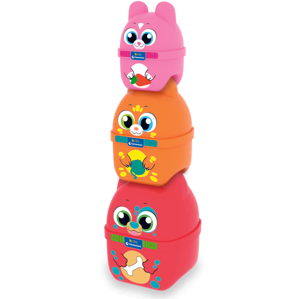 Mi van benne? állat figurák játékszett - Clementoni Baby kép 3