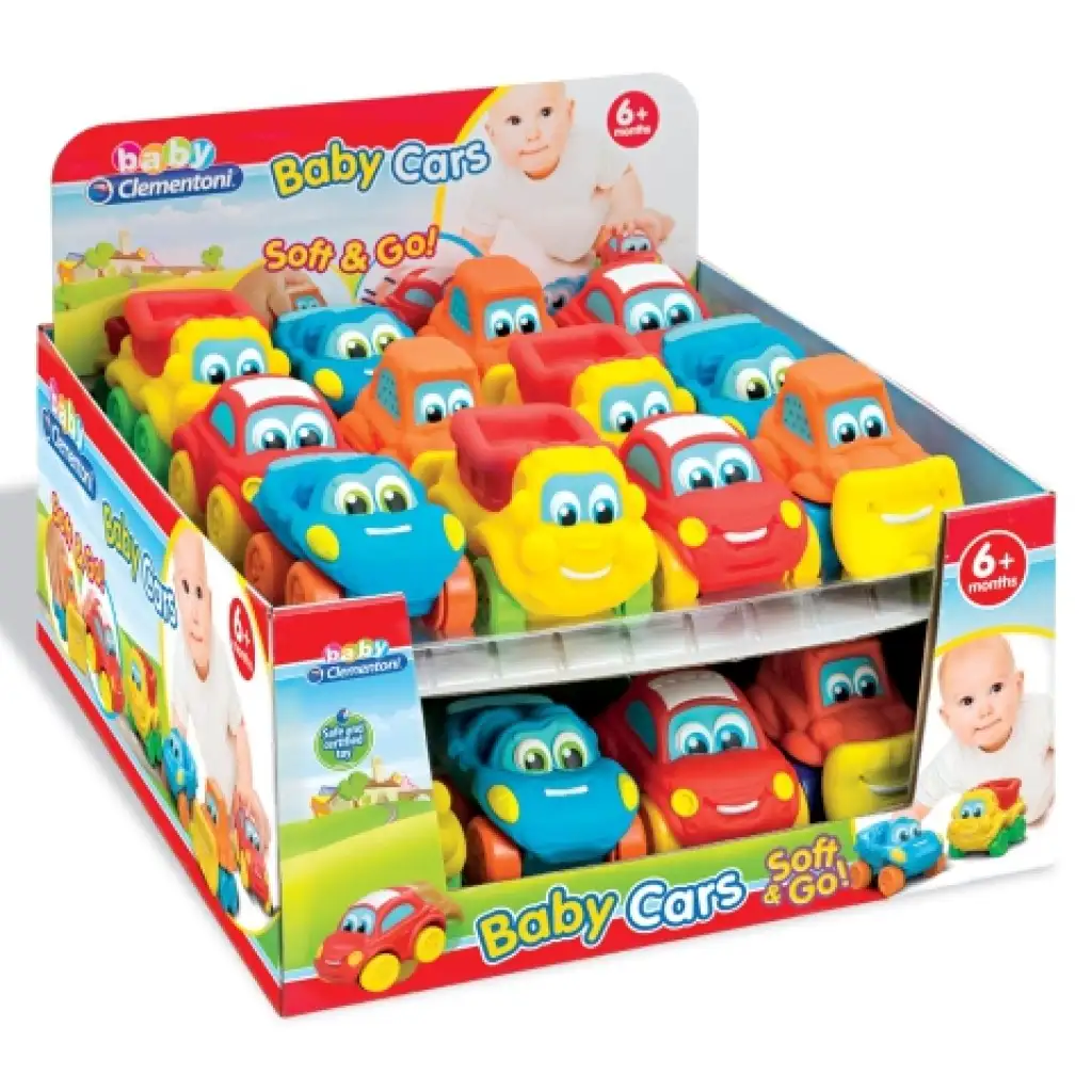 Baby Soft & Go Puha játékkocsik több változatban - Clementoni kép 3