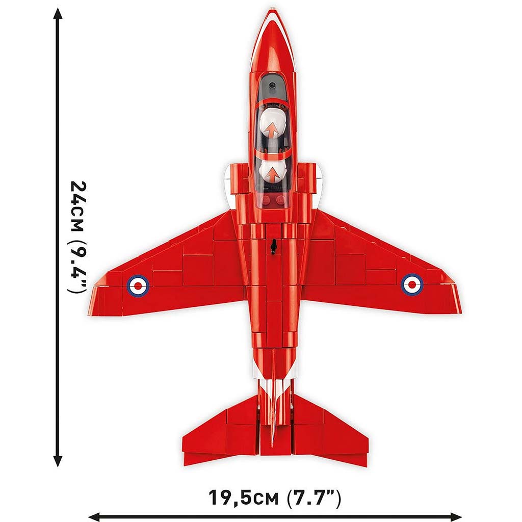 COBI: BAe Hawk T1 „Red Arrows” repülőgép építőjáték (5844) kép 7