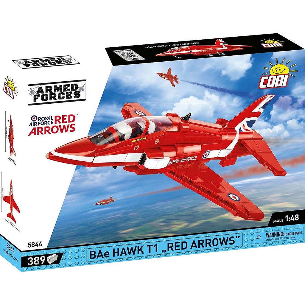 COBI: BAe Hawk T1 „Red Arrows” repülőgép építőjáték (5844)