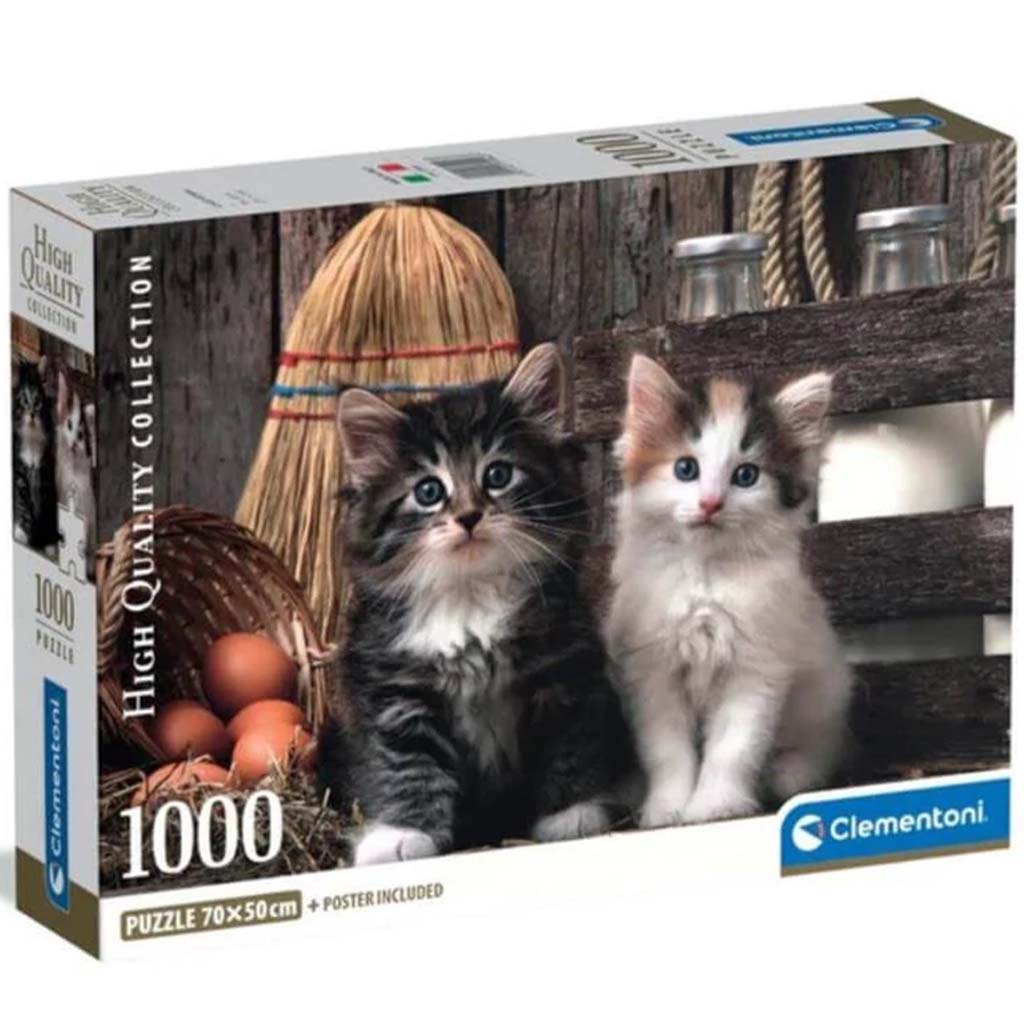 Bájos kiscicák HQC 1000db-os puzzle - Clementoni