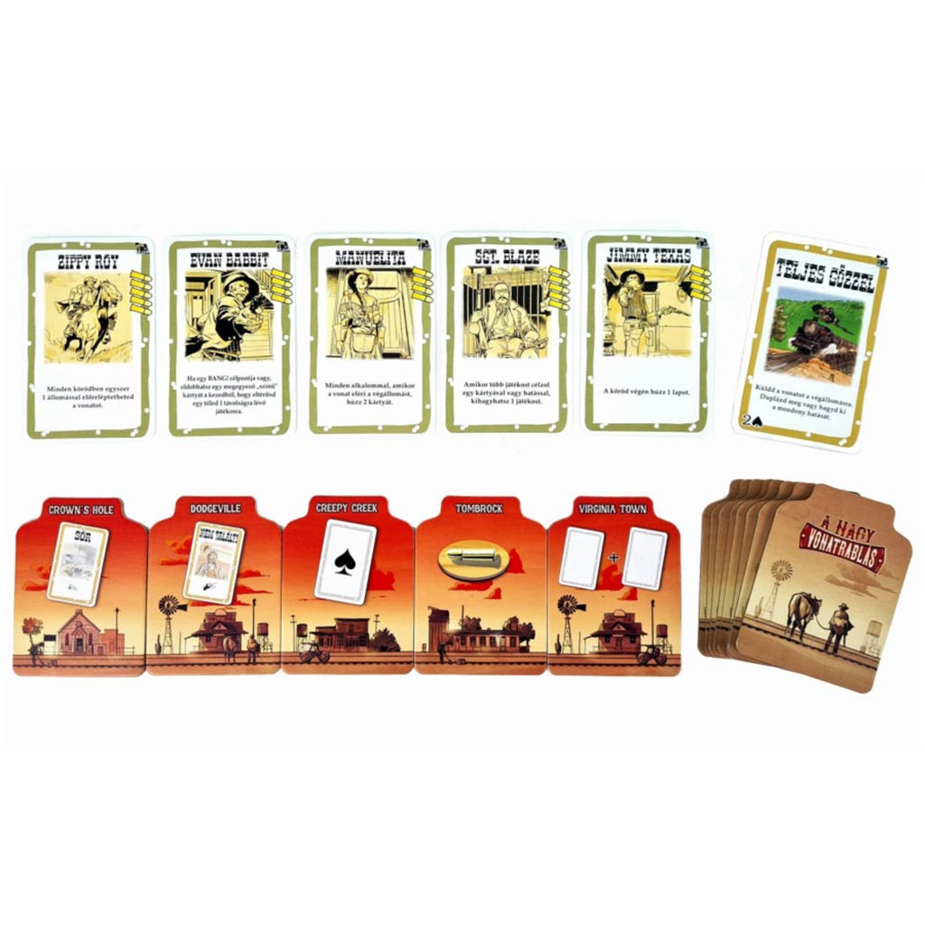 Bang! A nagy vonatrablás kártyajáték kép 4