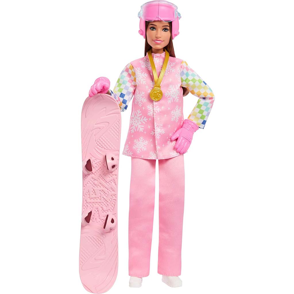 Barbie: 65. évfordulós karrierbaba - Snowboardos baba - Mattel kép 2
