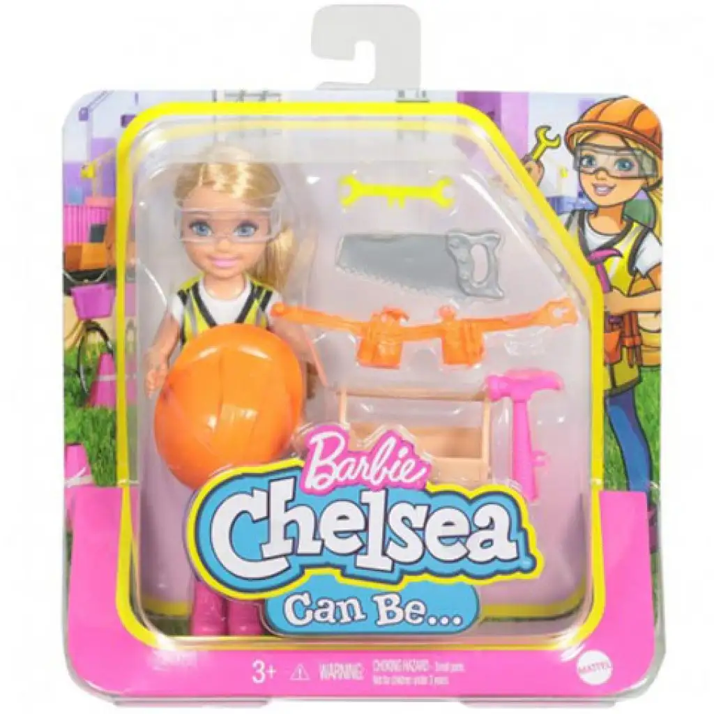 Barbie: Chelsea építész karrierbaba 15cm - Mattel