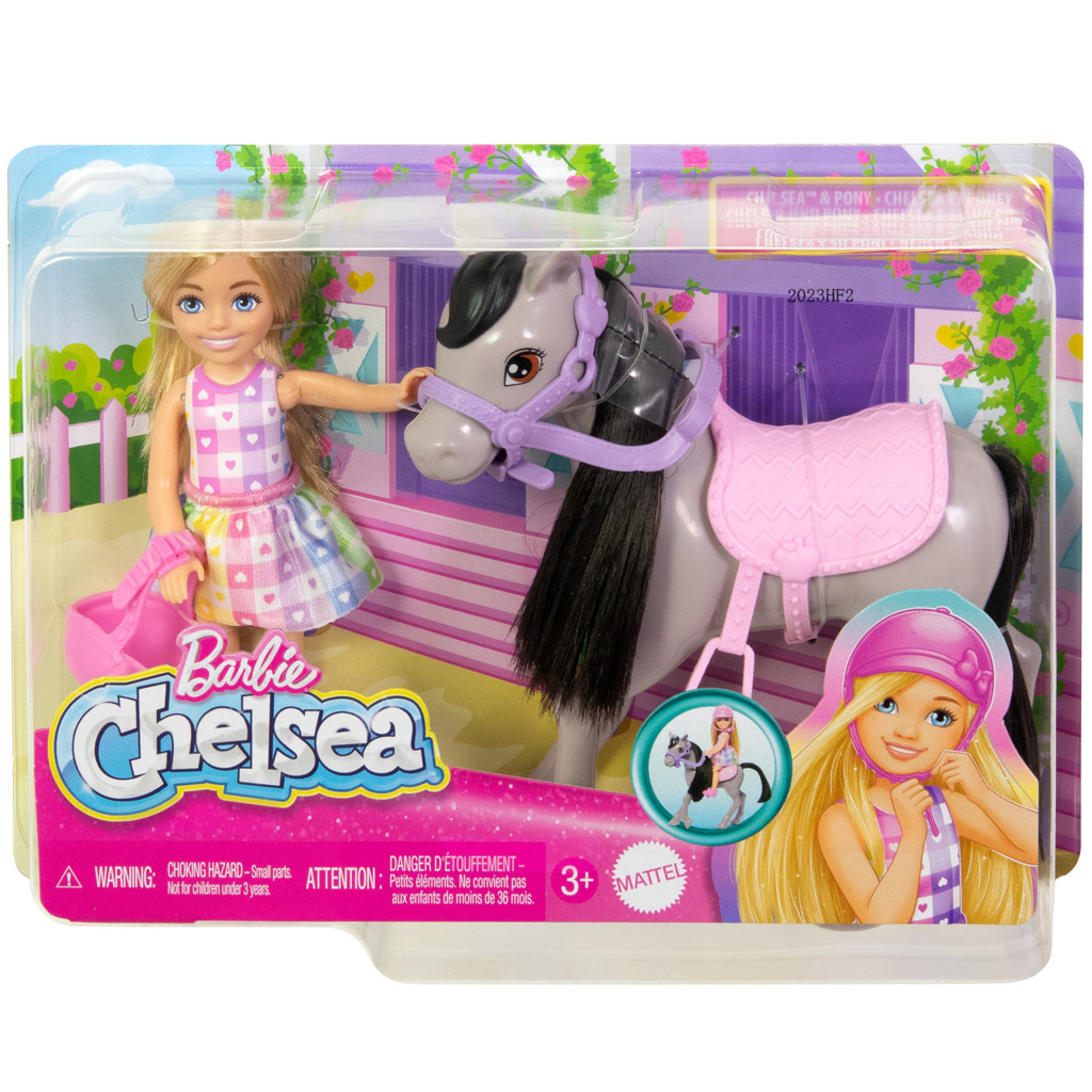 Barbie: Chelsea és póniló játékszett – Mattel