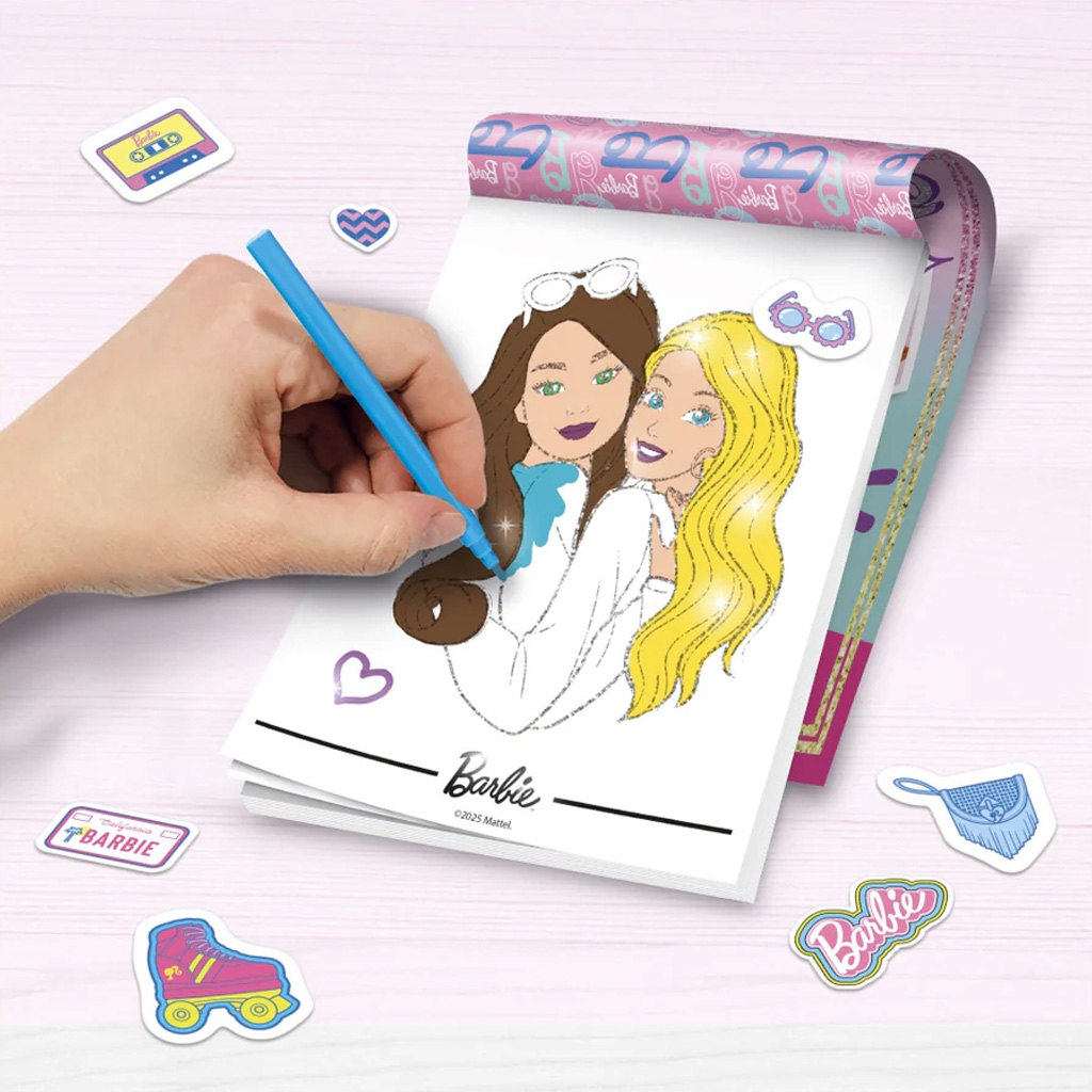 Barbie Csillámos rajzfüzet - Lisciani kép 2