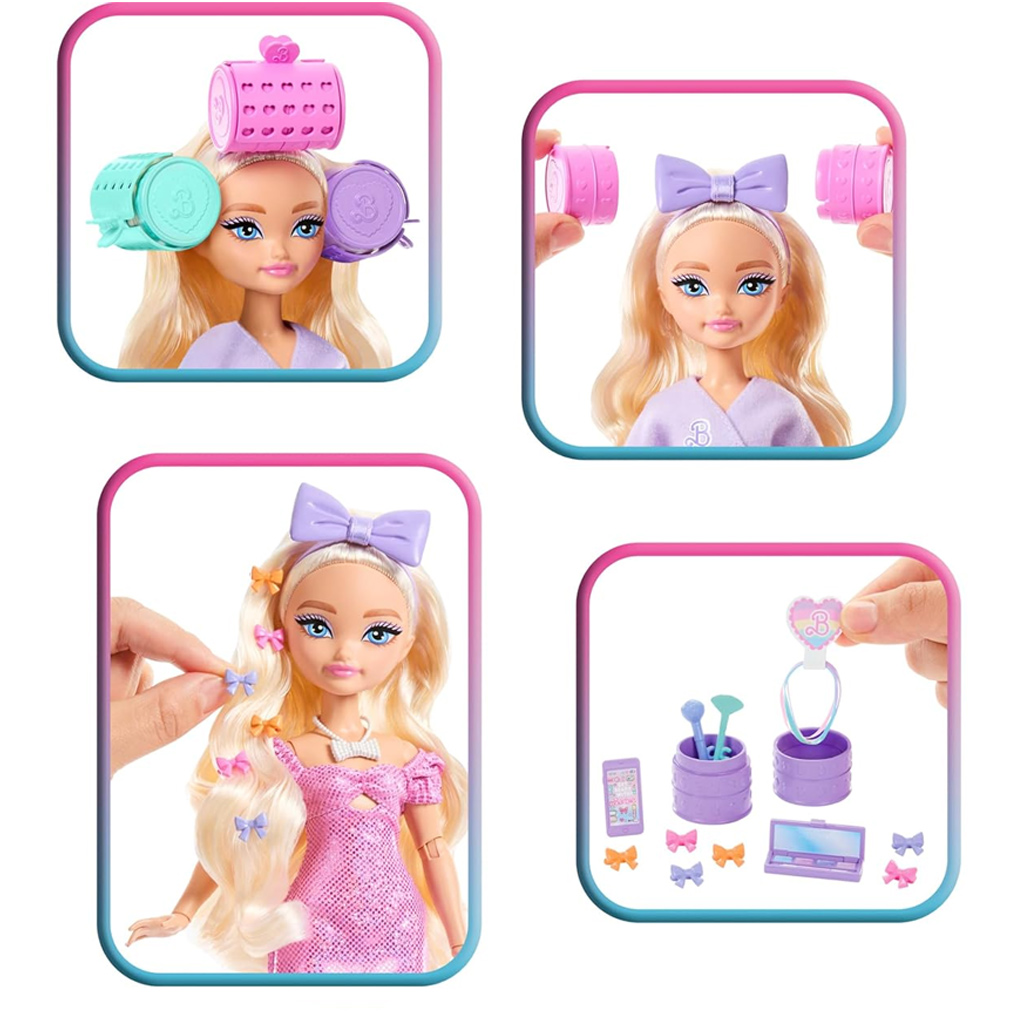 Barbie Dream Besties Hairstylist Malibu baba - Mattel kép 3