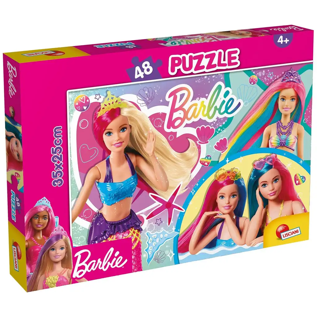 Barbie mágikus sellő barátok 48db-os puzzle 35x25cm - Lisciani