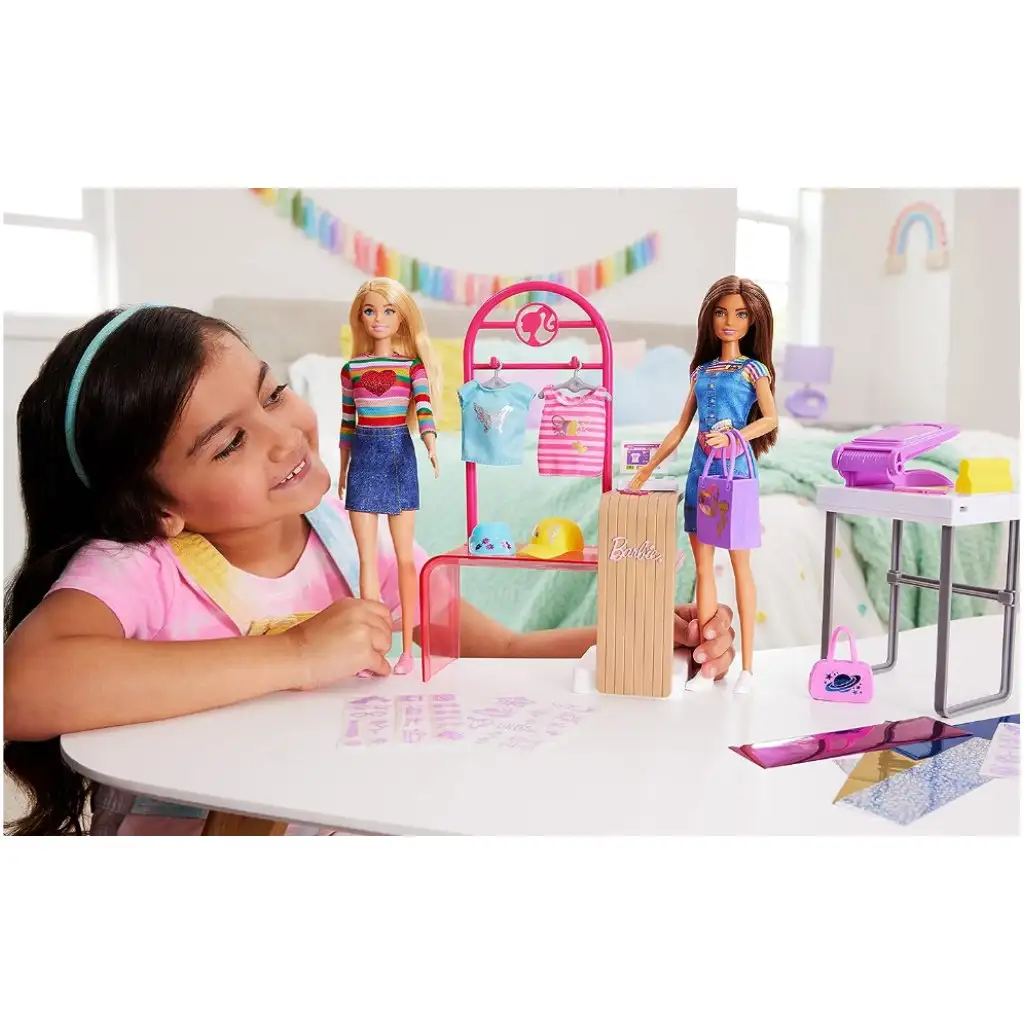 Barbie Divatbutik ruhatervező játékszett - Mattel kép 3