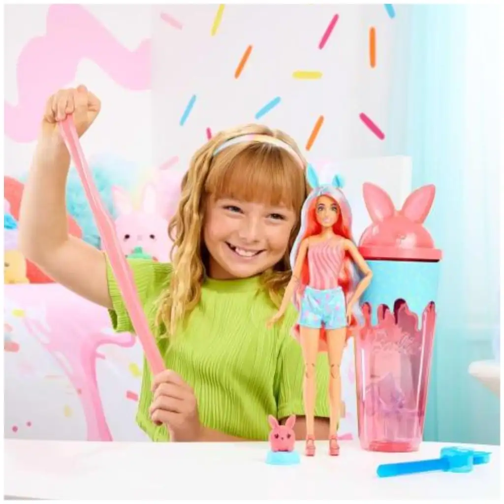 Barbie: Slime Reveal Állati Buli - Cica játékszett – Mattel kép 2