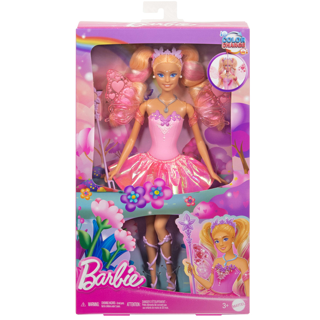 Barbie: Színváltós tündér baba - Mattel