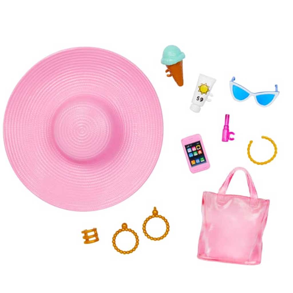 Barbie The Movie: Barbie Beach baba strandfelszereléssel - Mattel kép 4