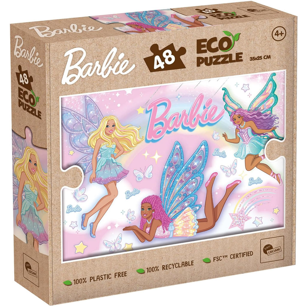 Barbie tündéri barátnők 48db-os Eco mini puzzle 35x25cm - Lisciani
