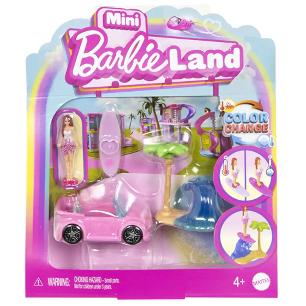 Barbie: Mini BarbieLand jármű - Kabrió -Mattel