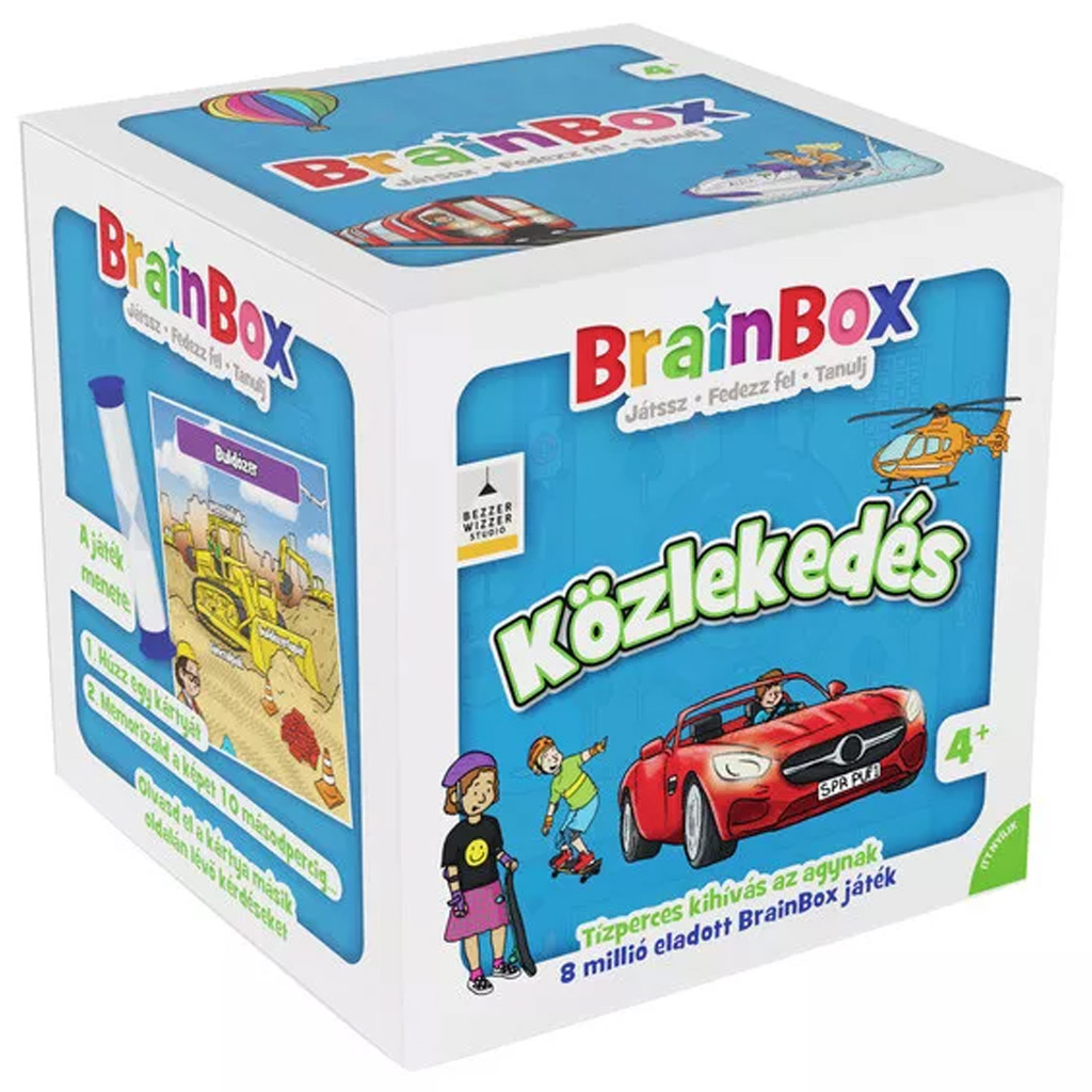 Közlekedés társasjáték - Brainbox