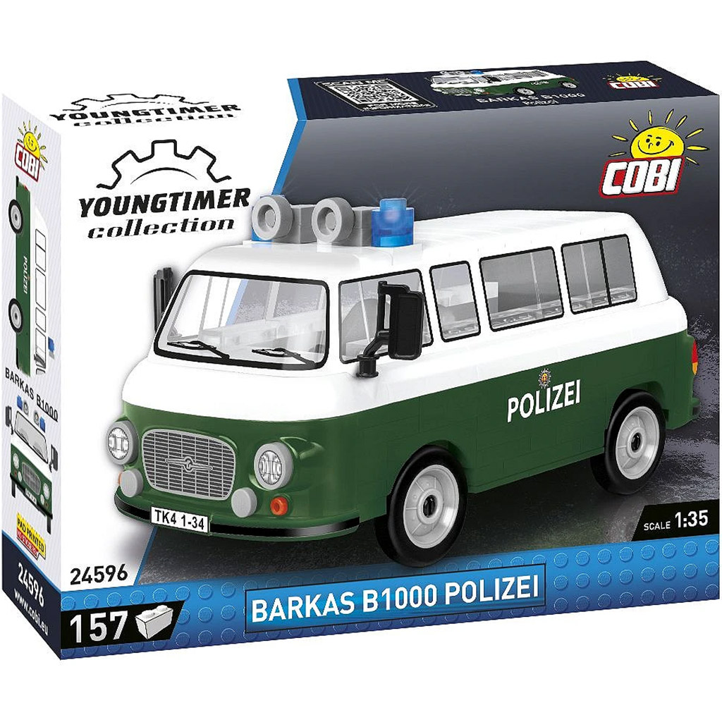 COBI: Barkas B1000 rendőrségi mikrobusz építőjáték (24596)