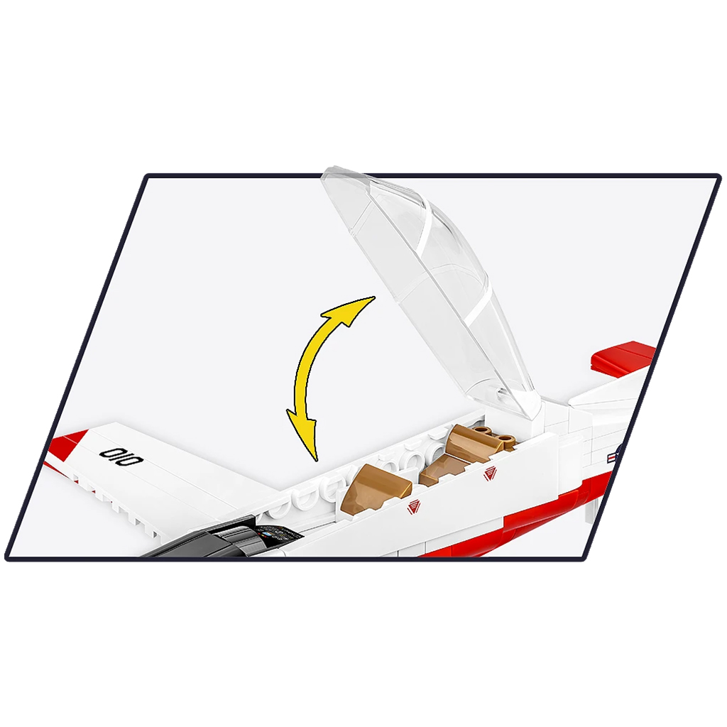 COBI: Beechcraft T-6 Texan II piros-fehér építőjáték (26625) kép 3