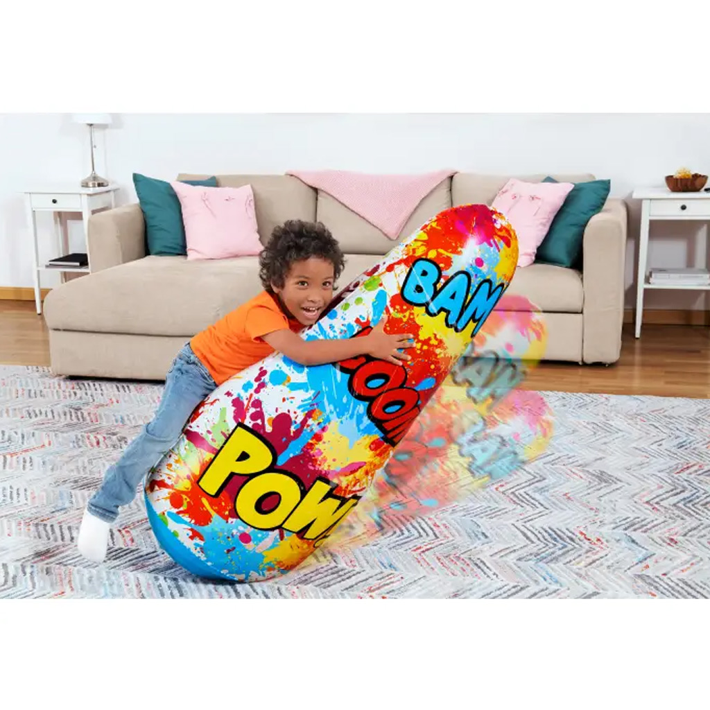 Bestway: Bob Bag™ Comic Blast felfújható boxzsák 119cm kép 2