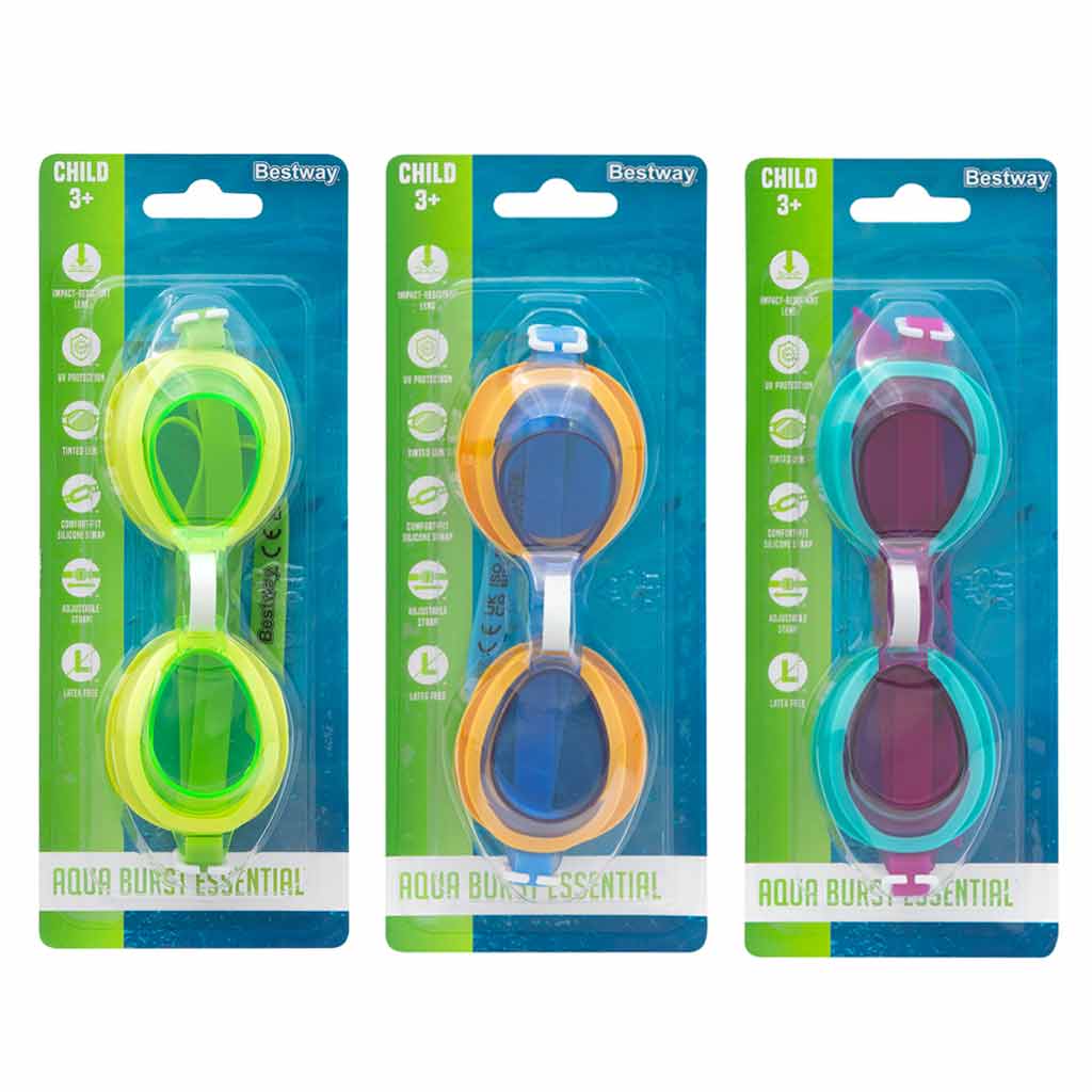 Bestway: Aqua Burst Essential™ gyermek úszószemüveg háromféle változatban 1db kép 1