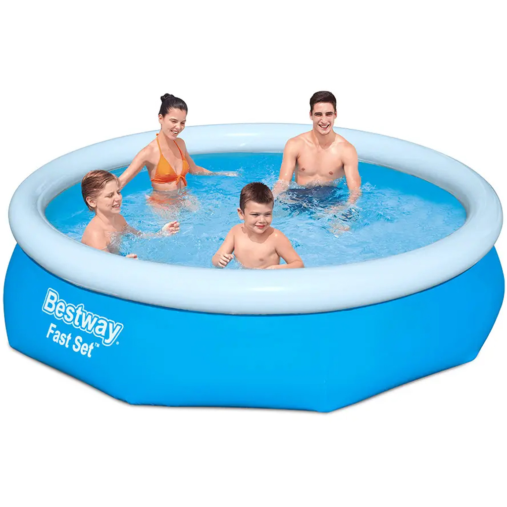 Bestway: Fast Set felfújható peremű medence 305x66cm kép 2