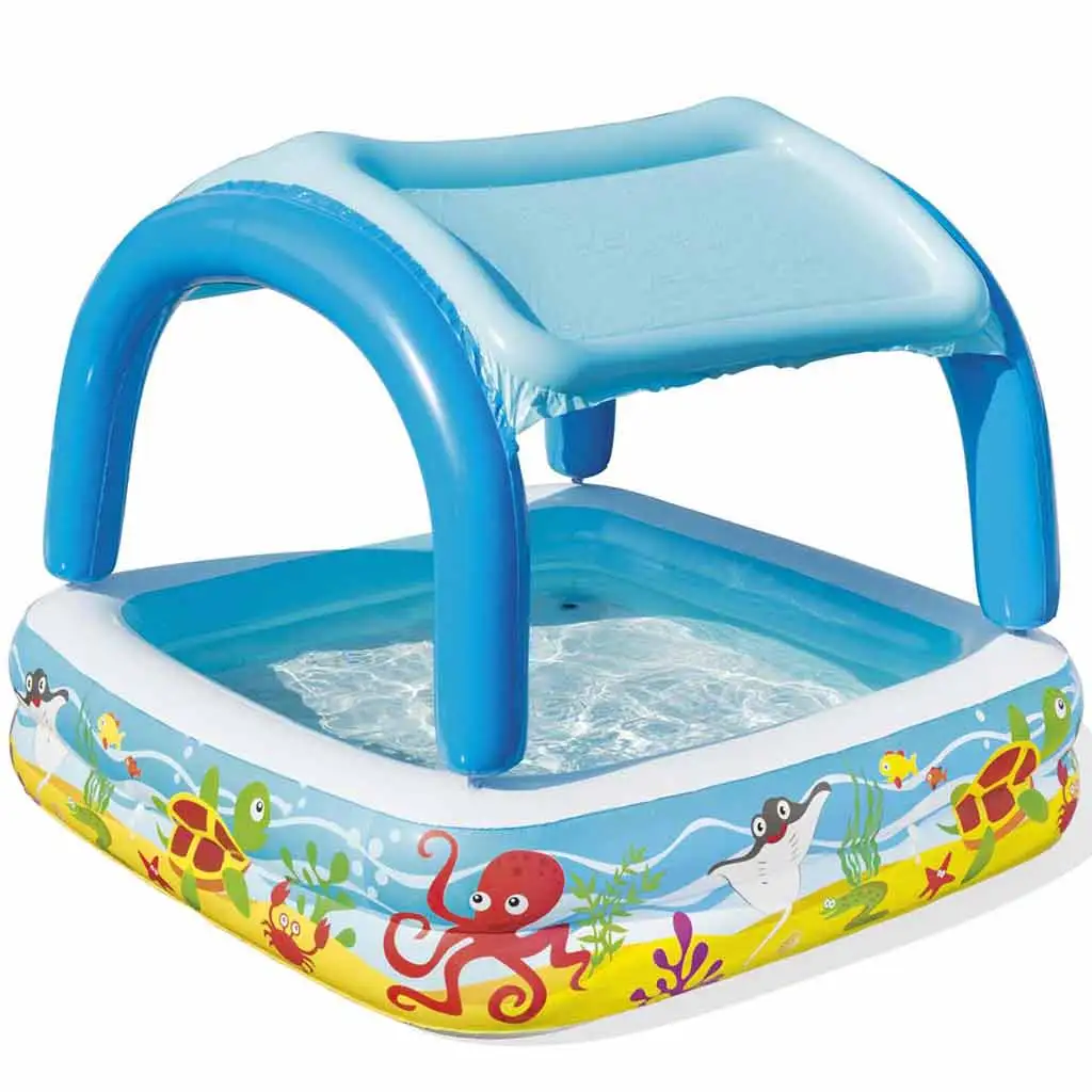 Bestway: Beach Buddy™ pancsoló medence napvédő tetővel 140 x 140 x 114 cm kép 3