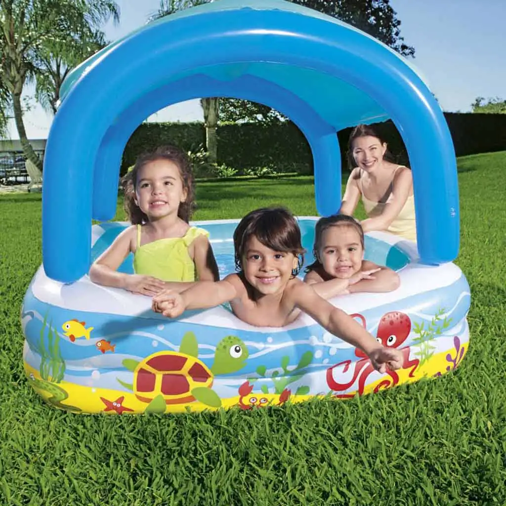 Bestway: Beach Buddy™ pancsoló medence napvédő tetővel 140 x 140 x 114 cm kép 5