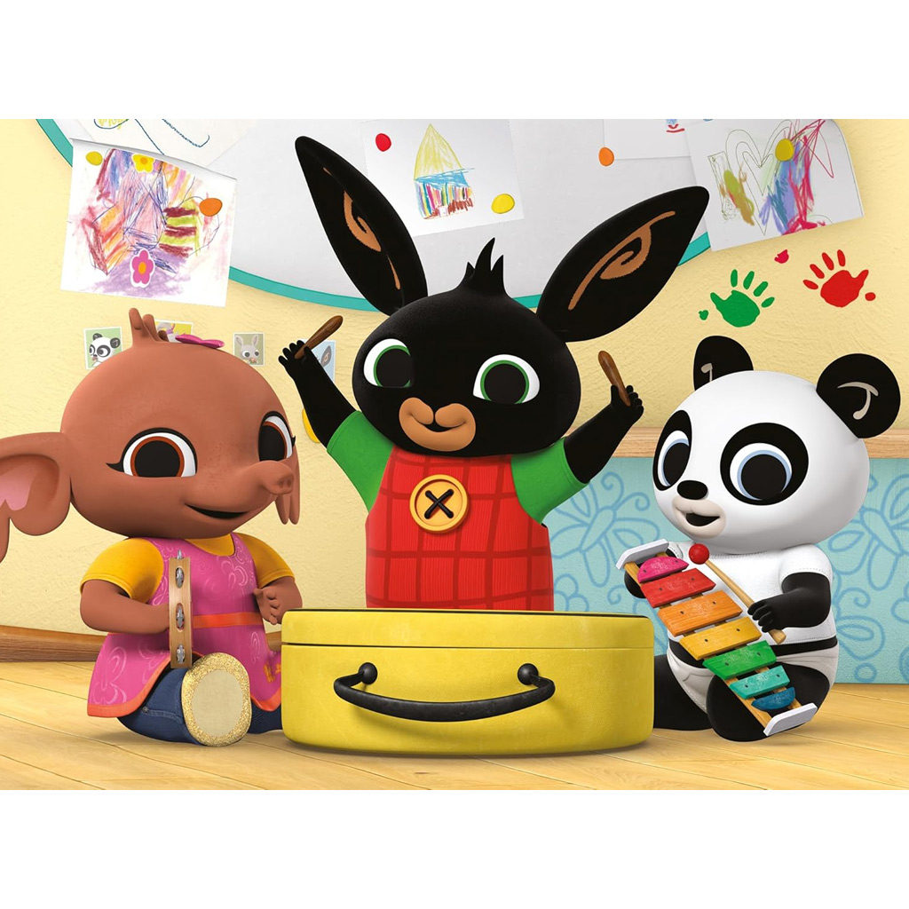 Bing és barátai zenélnek 24db-os Eco puzzle 70x50cm - Lisciani kép 2